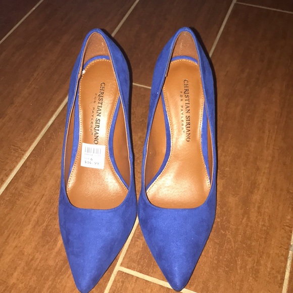payless royal blue shoes